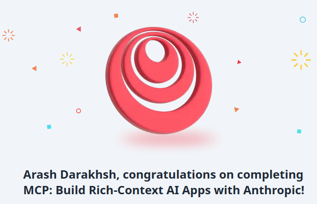 DeepLearning.ai MCP Certificate